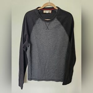 Tommy Bahama Men's Black and Gray Long Sleeve Shirt
